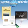 Cloud Nine Acclaim Greeting with Download Card - TD12 V.1 / TD12 V.2 - California